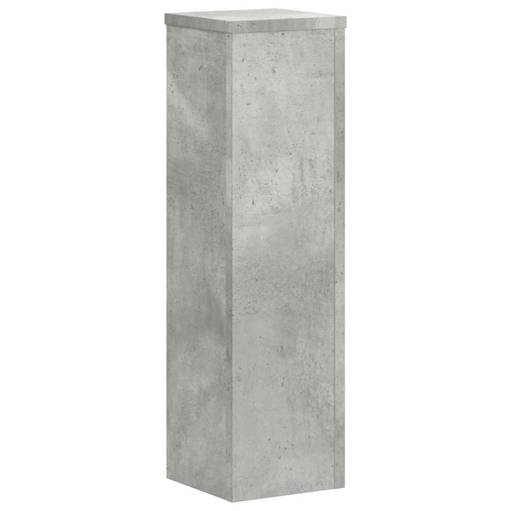 Supporti per Piante 2 pz Grigio 17x17x60 cm Legno Multistrato | homemem39