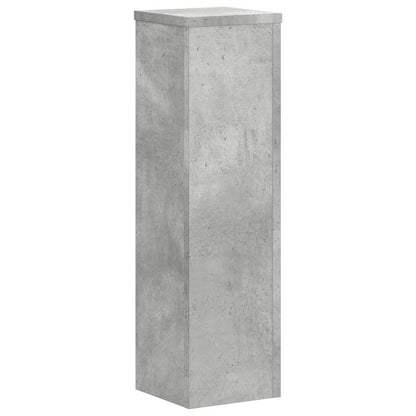 Supporti per Piante 2 pz Grigio 17x17x60 cm Legno Multistrato | homemem39