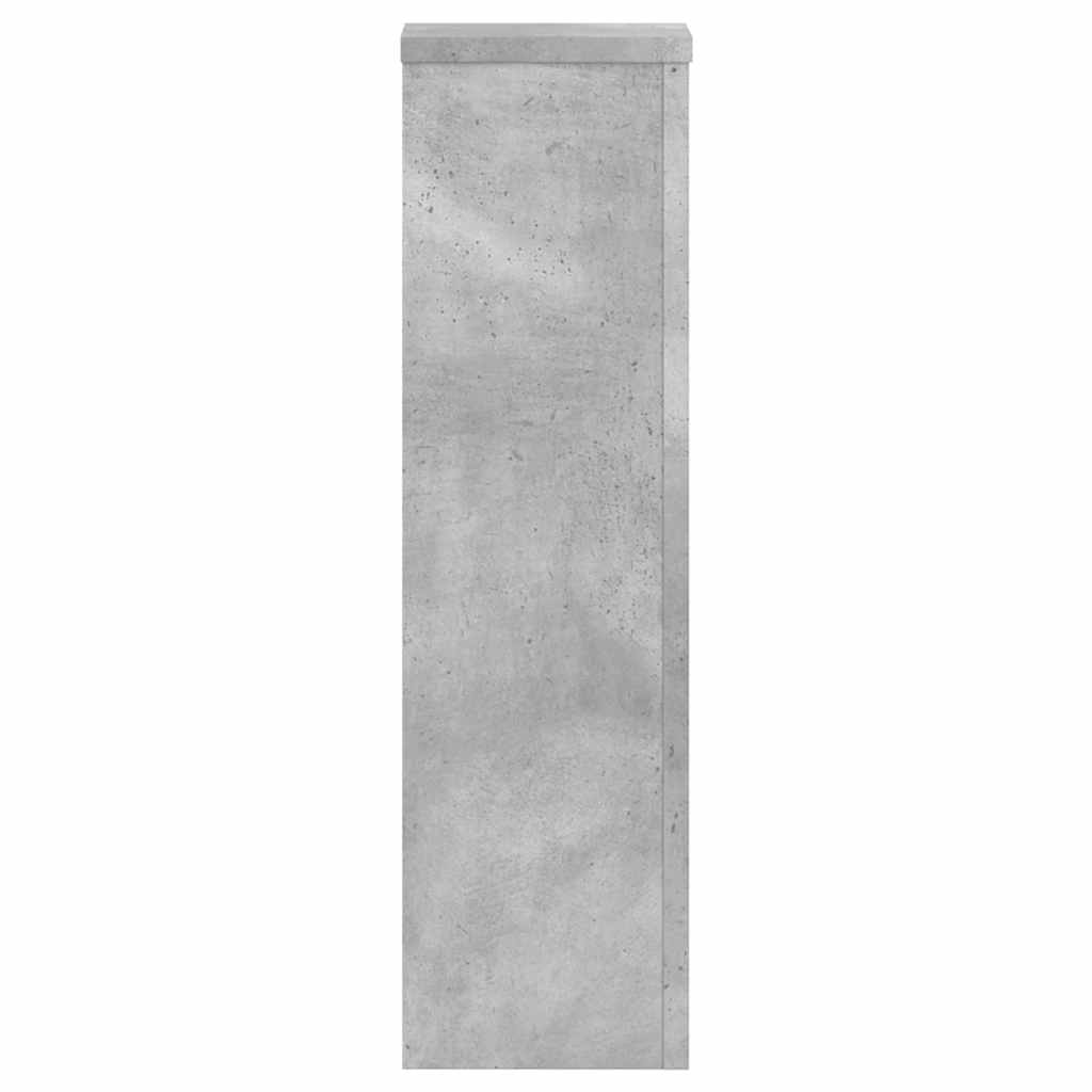 Supporti per Piante 2 pz Grigio 17x17x60 cm Legno Multistrato | homemem39