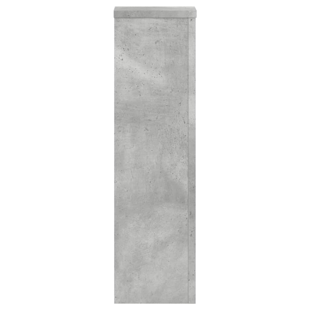 Supporti per Piante 2 pz Grigio 17x17x60 cm Legno Multistrato - homemem39