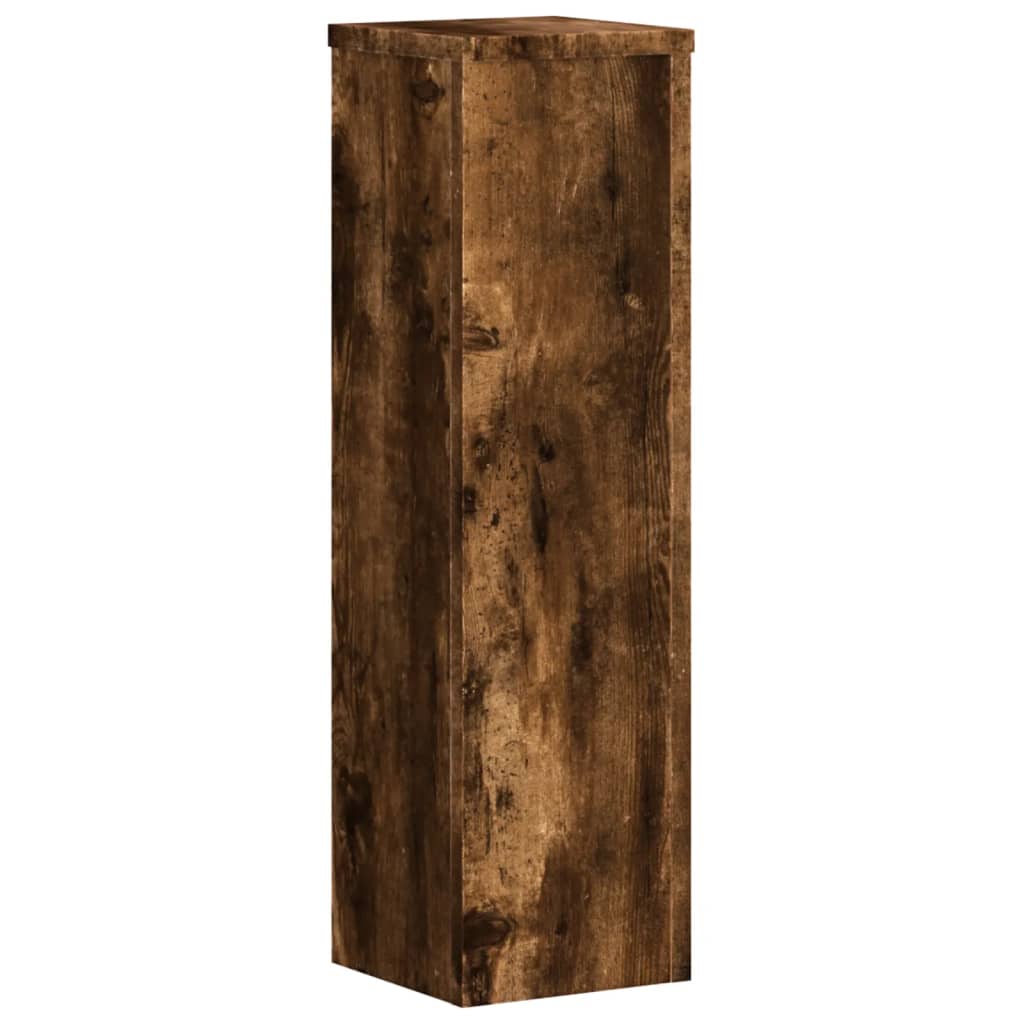 Supporti per Piante 2 pz Rovere 17x17x60 cm Legno Multistrato | homemem39