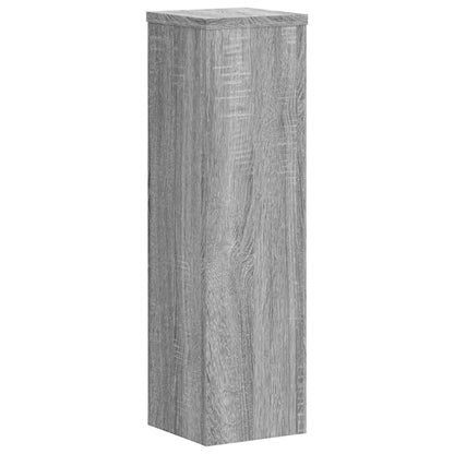 Supporti per Piante 2 pz Grigio 17x17x60 cm in Multistrato | homemem39