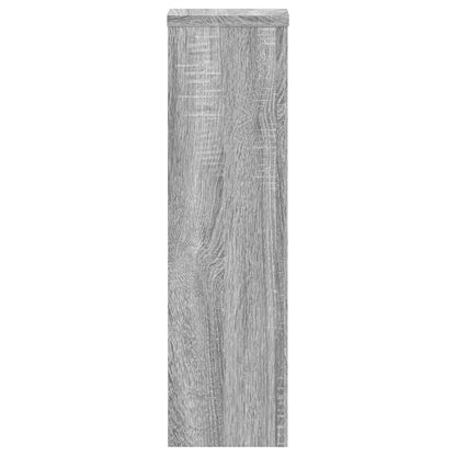 Supporti per Piante 2 pz Grigio 17x17x60 cm in Multistrato | homemem39