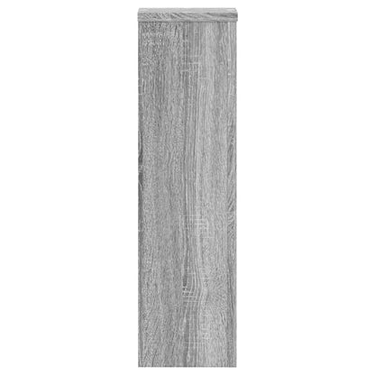 Supporti per Piante 2 pz Grigio 17x17x60 cm in Multistrato | homemem39