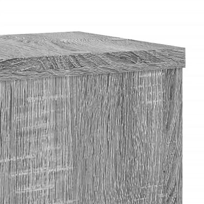 Supporti per Piante 2 pz Grigio 17x17x60 cm in Multistrato | homemem39