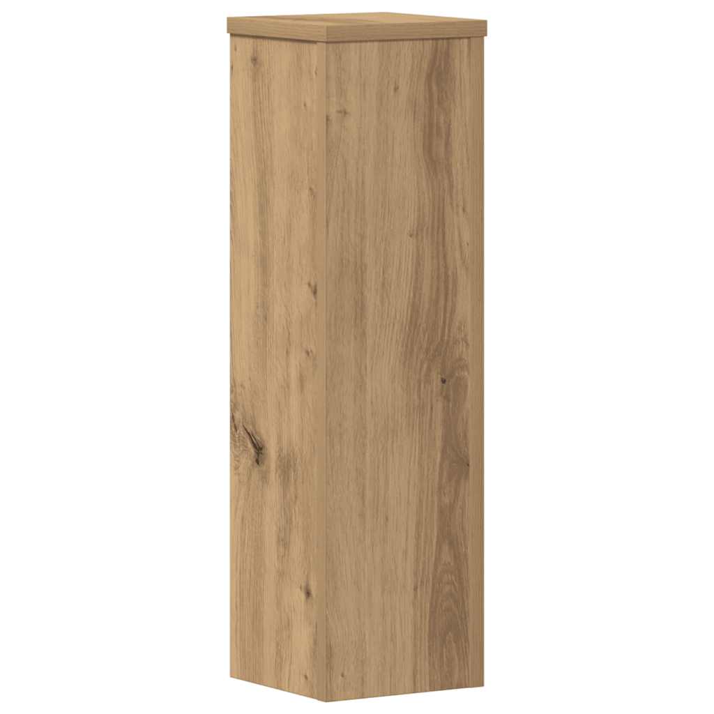 Supporti per Piante 2 pz Rovere 17x17x60 cm in Multistrato | homemem39