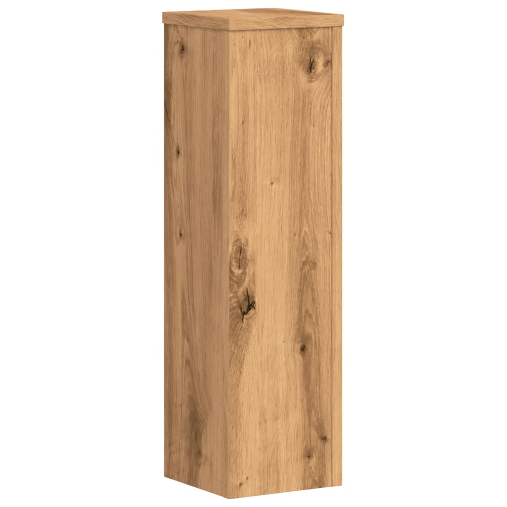 Supporti per Piante 2 pz Rovere 17x17x60 cm in Multistrato - homemem39