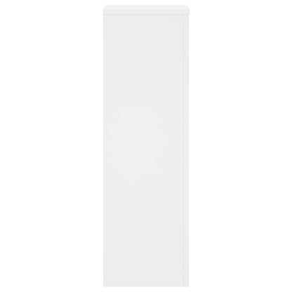 Supporti per Piante 2 pz Bianchi 25x25x80 cm Legno Multistrato | homemem39
