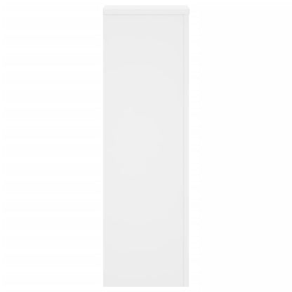 Supporti per Piante 2 pz Bianchi 25x25x80 cm Legno Multistrato - homemem39