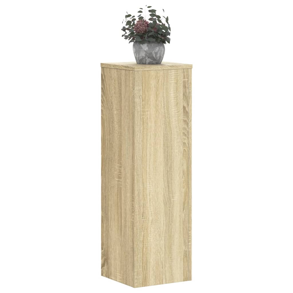 Supporti per Piante 2 pz Rovere 25x25x80 cm in Multistrato | homemem39