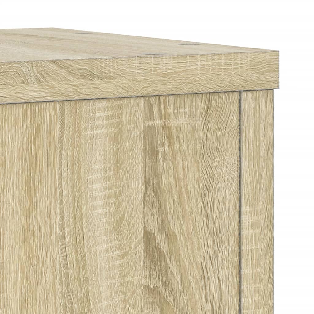 Supporti per Piante 2 pz Rovere 25x25x80 cm in Multistrato | homemem39