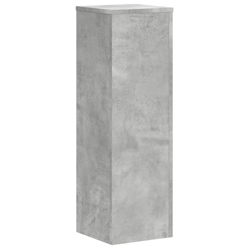 Supporti per Piante 2 pz Grigio 25x25x80 cm Legno Multistrato | homemem39