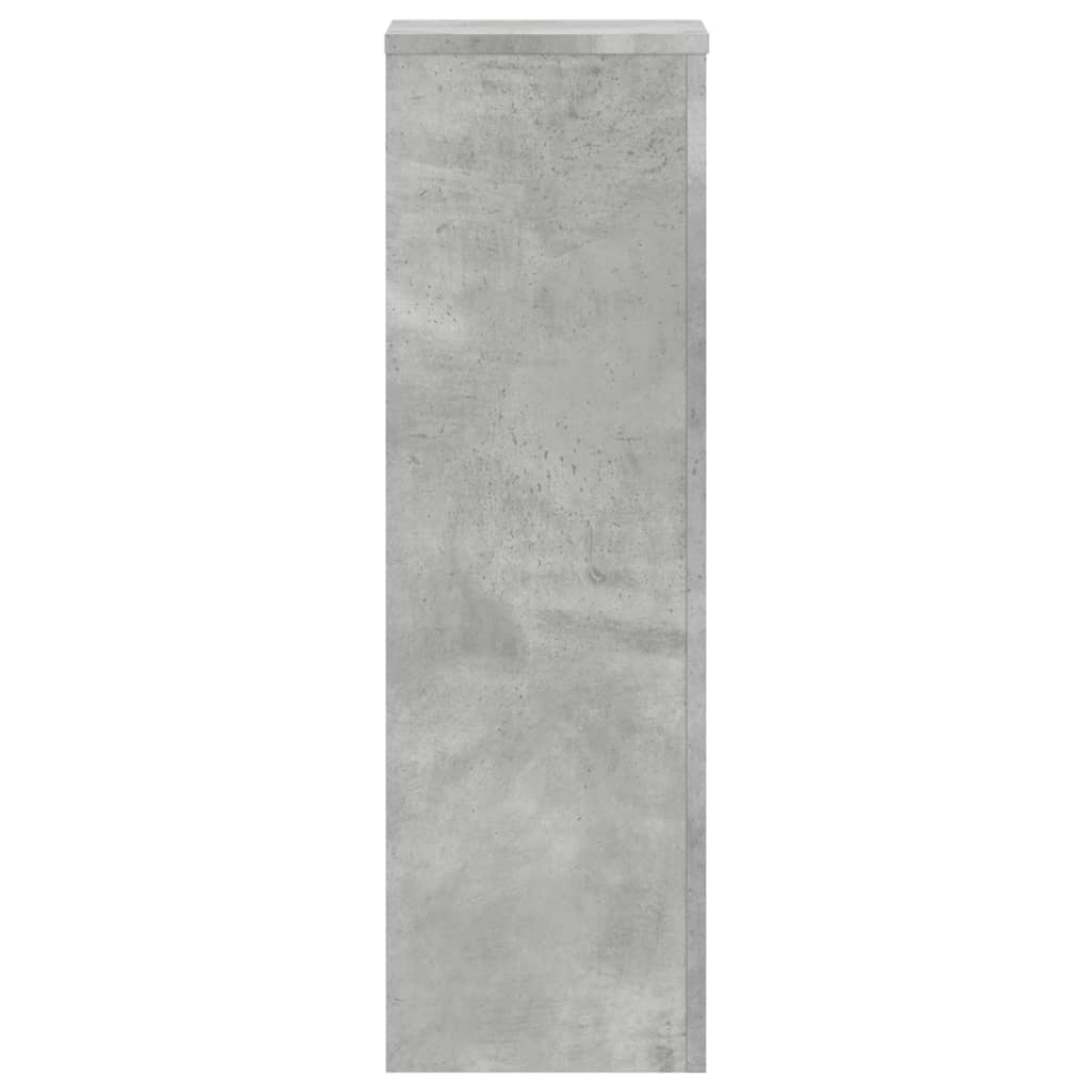 Supporti per Piante 2 pz Grigio 25x25x80 cm Legno Multistrato - homemem39