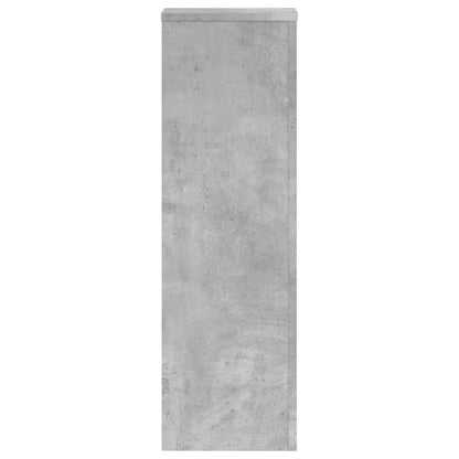 Supporti per Piante 2 pz Grigio 25x25x80 cm Legno Multistrato | homemem39