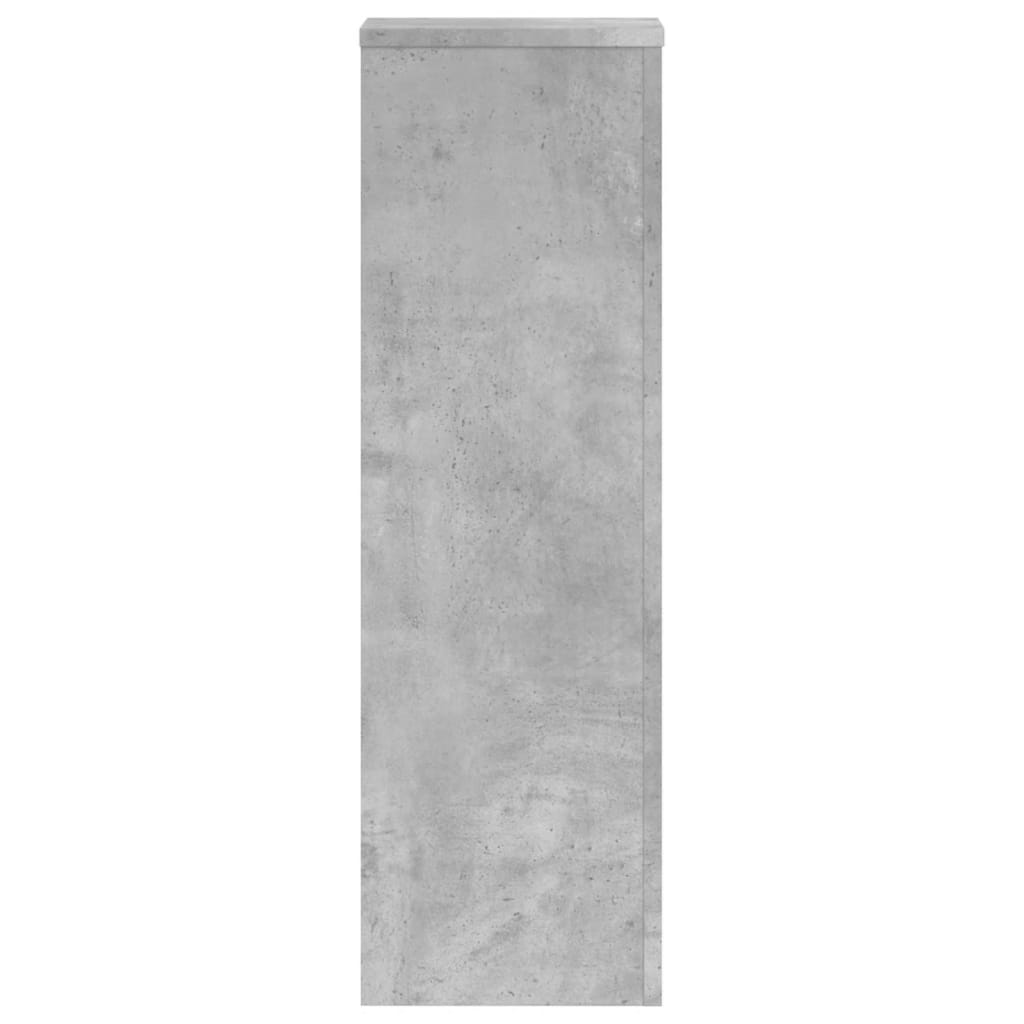 Supporti per Piante 2 pz Grigio 25x25x80 cm Legno Multistrato - homemem39