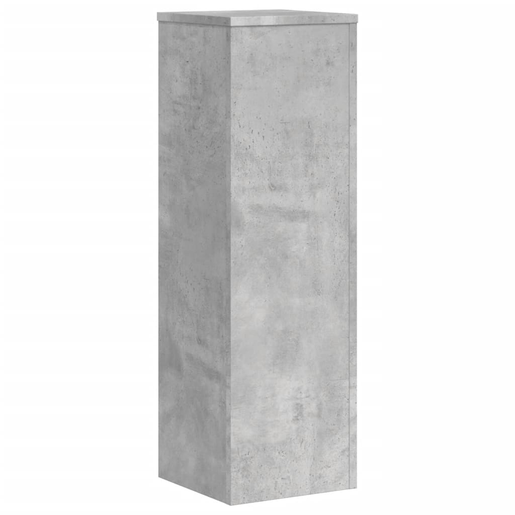 Supporti per Piante 2 pz Grigio 25x25x80 cm Legno Multistrato - homemem39