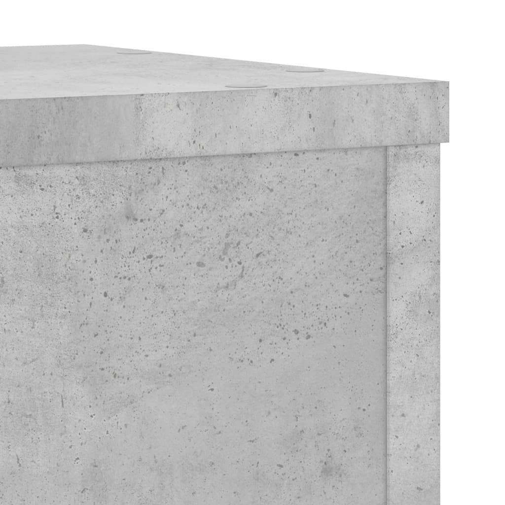 Supporti per Piante 2 pz Grigio 25x25x80 cm Legno Multistrato | homemem39