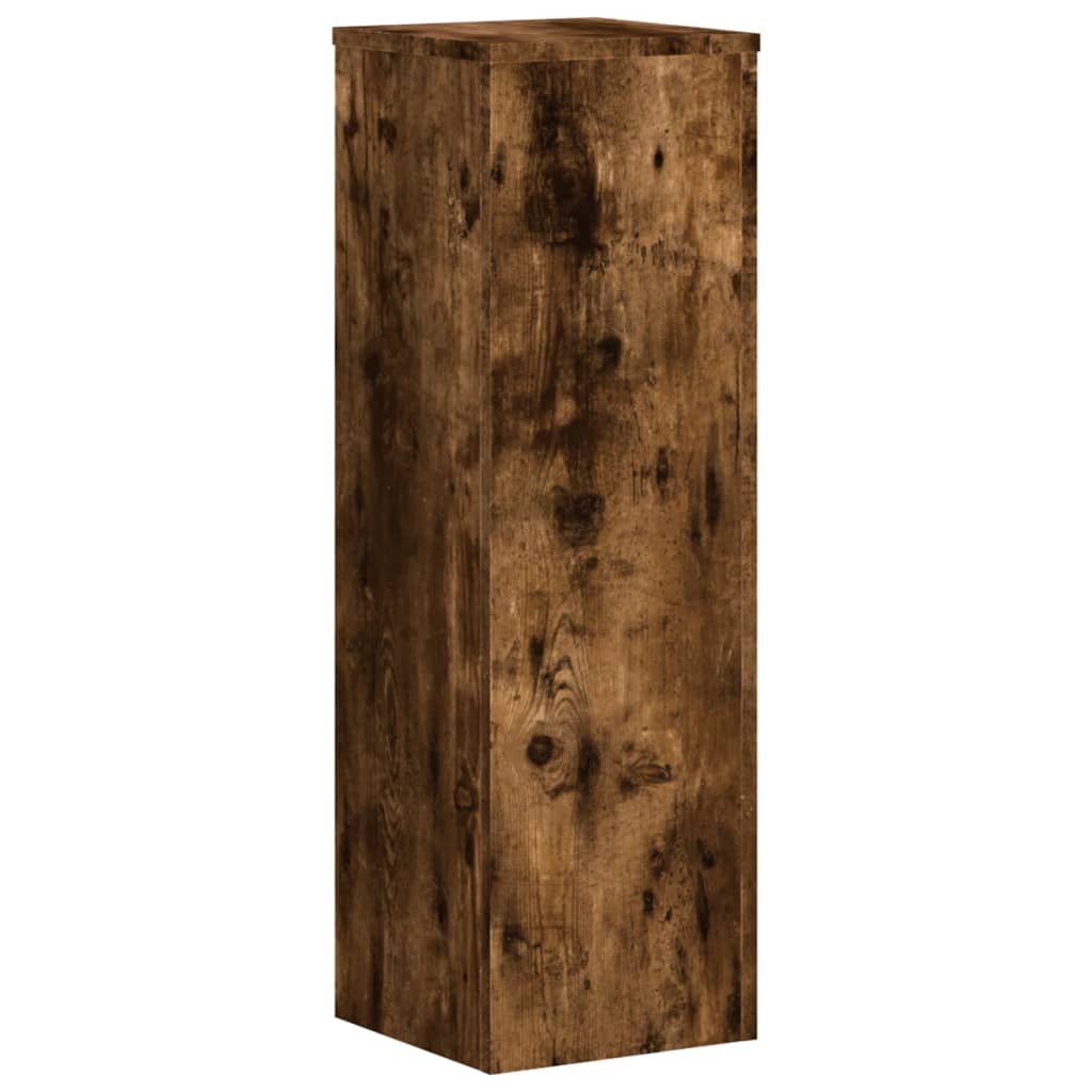 Supporti per Piante 2 pz Rovere 25x25x80 cm Legno Multistrato | homemem39