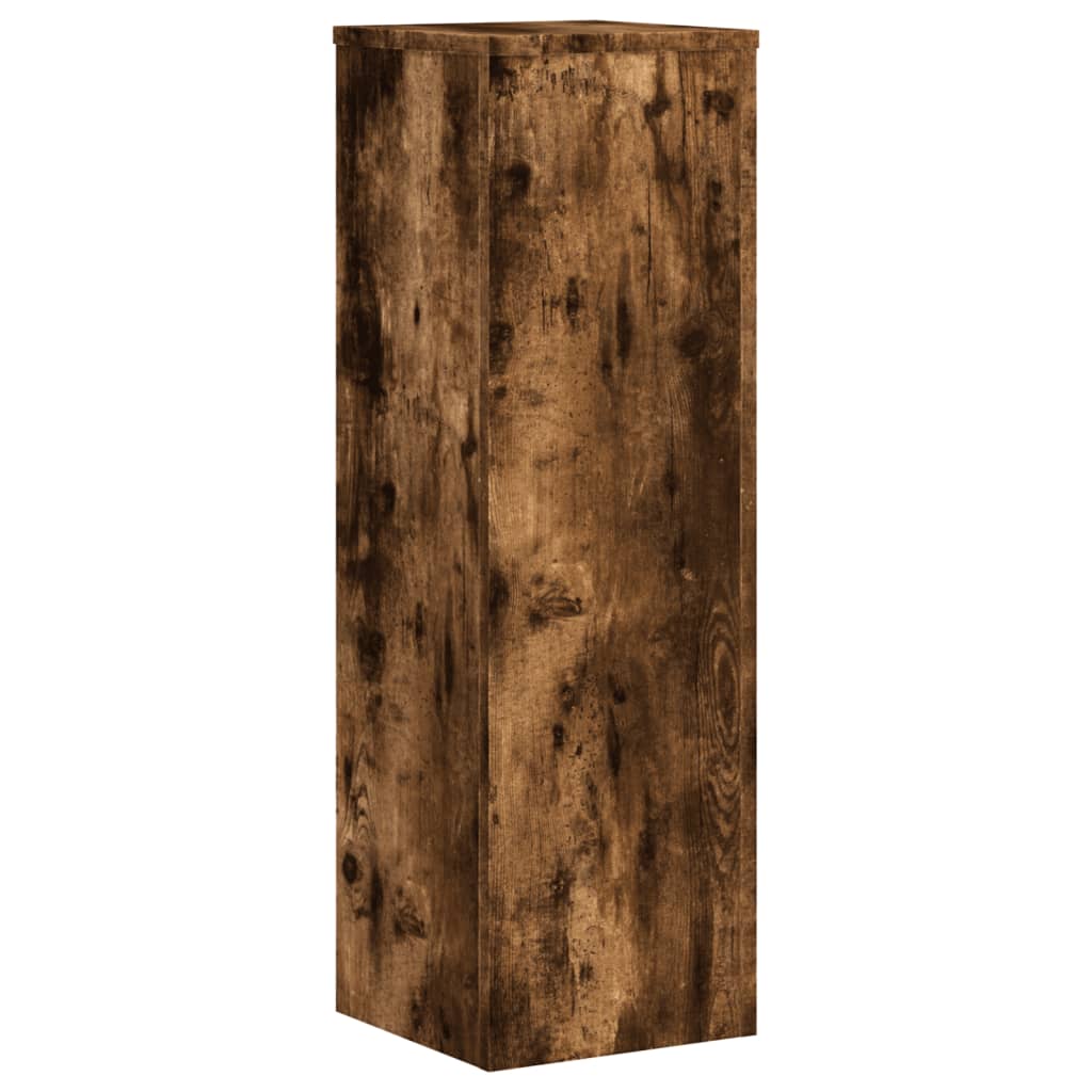 Supporti per Piante 2 pz Rovere 25x25x80 cm Legno Multistrato | homemem39