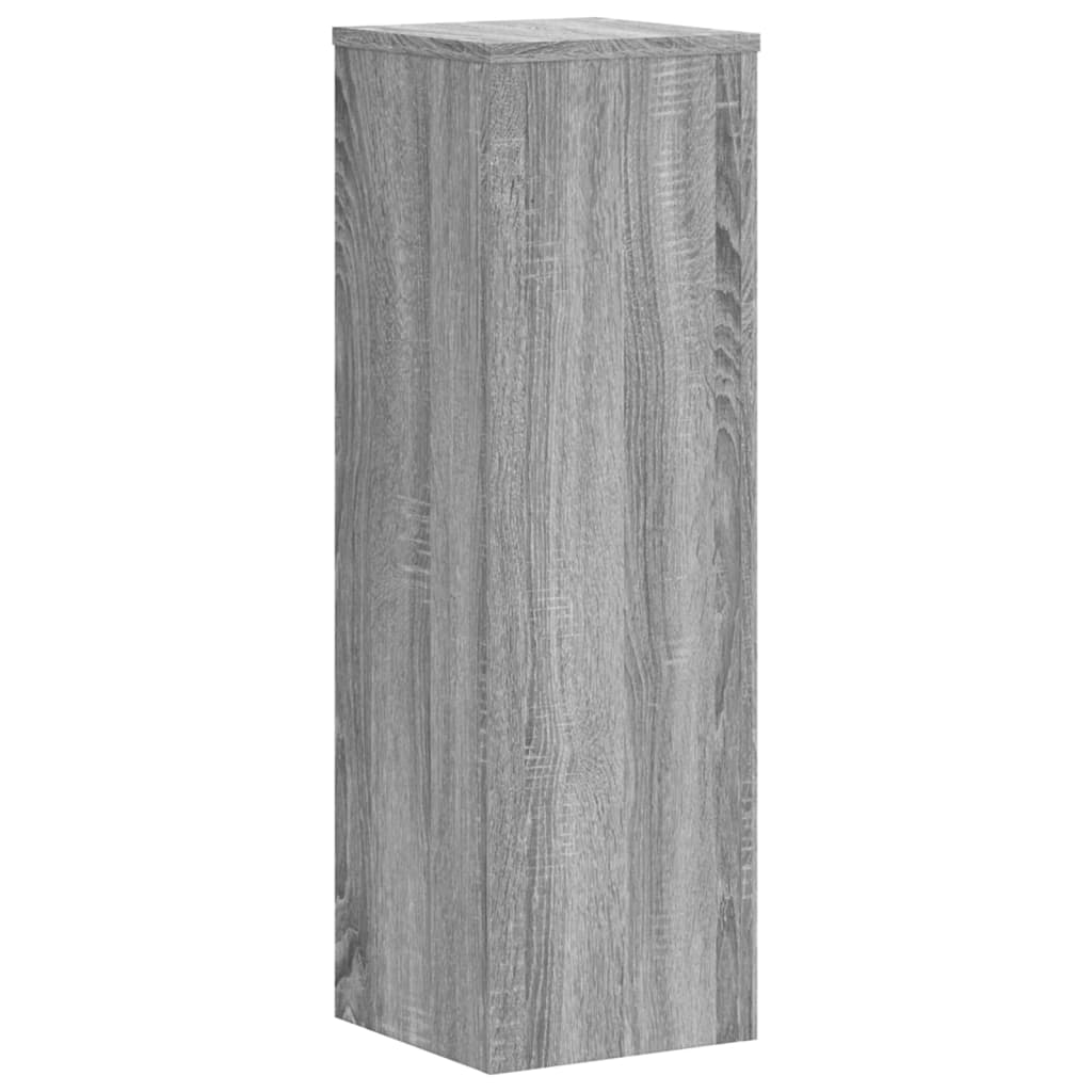 Supporti per Piante 2 pz Grigio 25x25x80 cm in Multistrato | homemem39