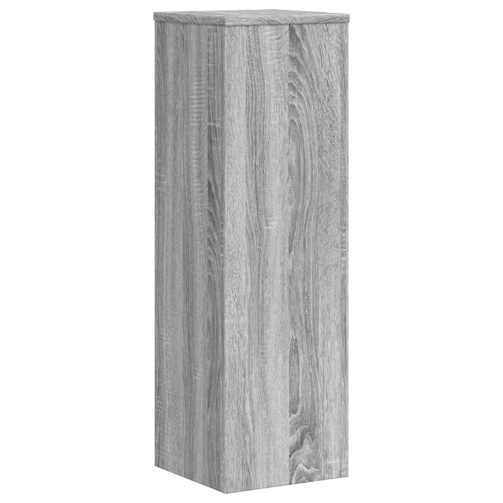 Supporti per Piante 2 pz Grigio 25x25x80 cm in Multistrato | homemem39