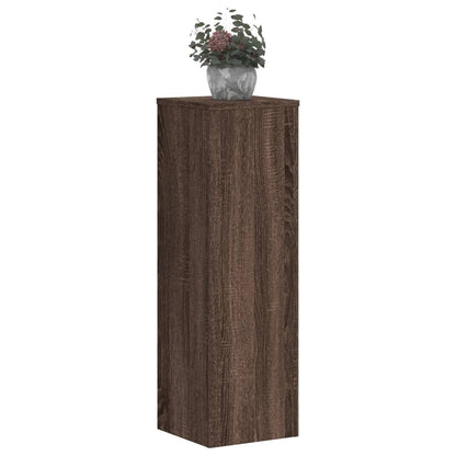 Supporti per Piante 2 pz Marrone 25x25x80 cm Legno Multistrato - homemem39
