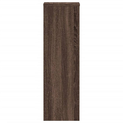 Supporti per Piante 2 pz Marrone 25x25x80 cm Legno Multistrato - homemem39