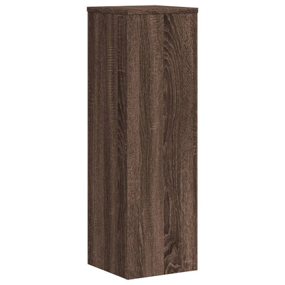 Supporti per Piante 2 pz Marrone 25x25x80 cm Legno Multistrato - homemem39