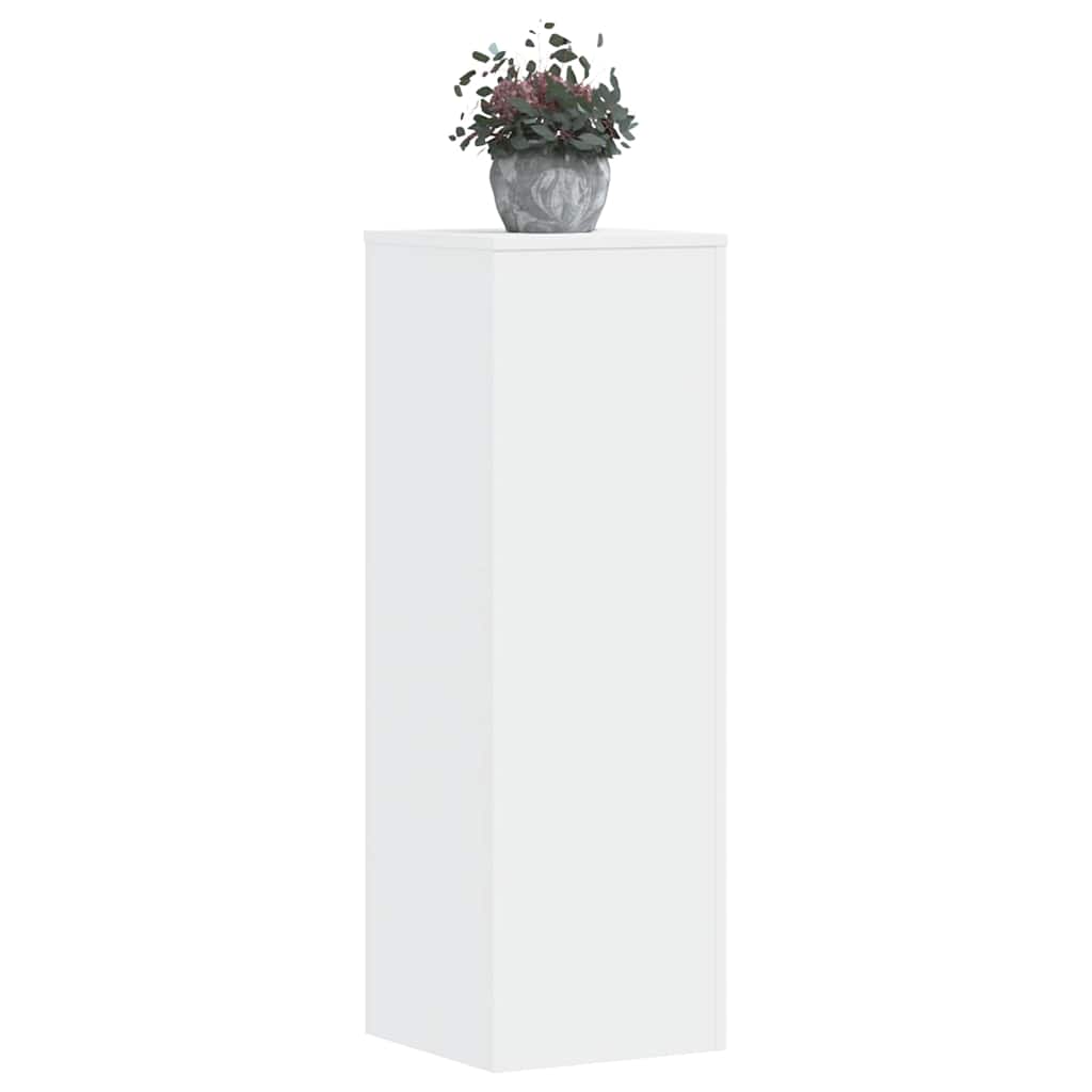 Supporto per Piante Bianco 33x33x100 cm in Truciolato - homemem39