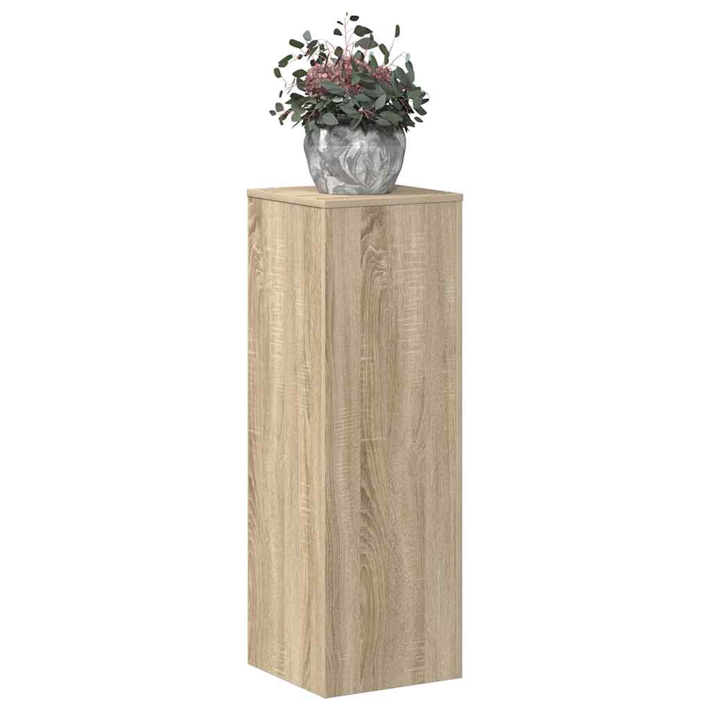 Supporto per Piante Rovere Sonoma 33x33x100cm Legno Multistrato | homemem39
