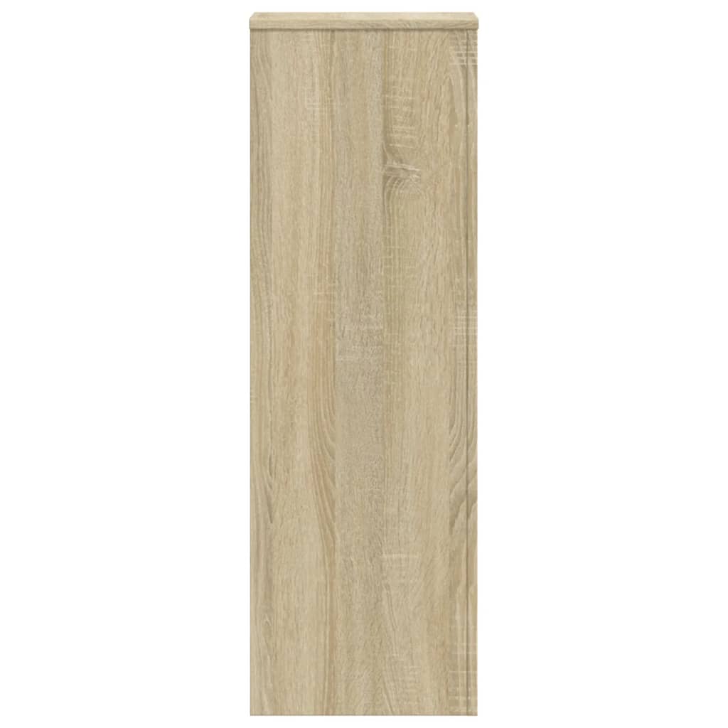 Supporto per Piante Rovere Sonoma 33x33x100cm Legno Multistrato - homemem39