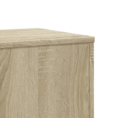 Supporto per Piante Rovere Sonoma 33x33x100cm Legno Multistrato - homemem39