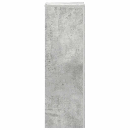 Supporto per Piante Grigio 33x33x100 cm in Truciolato