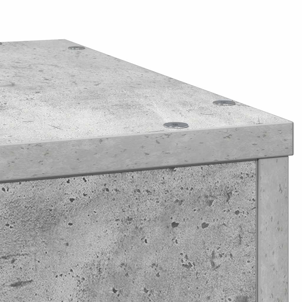 Supporto per Piante Grigio 33x33x100 cm in Truciolato | homemem39