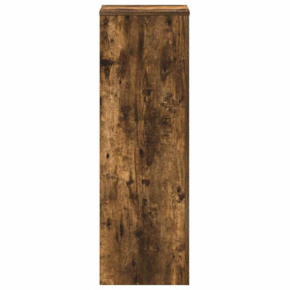 Supporto per Piante Rovere Fumo 33x33x100 cm in Truciolato