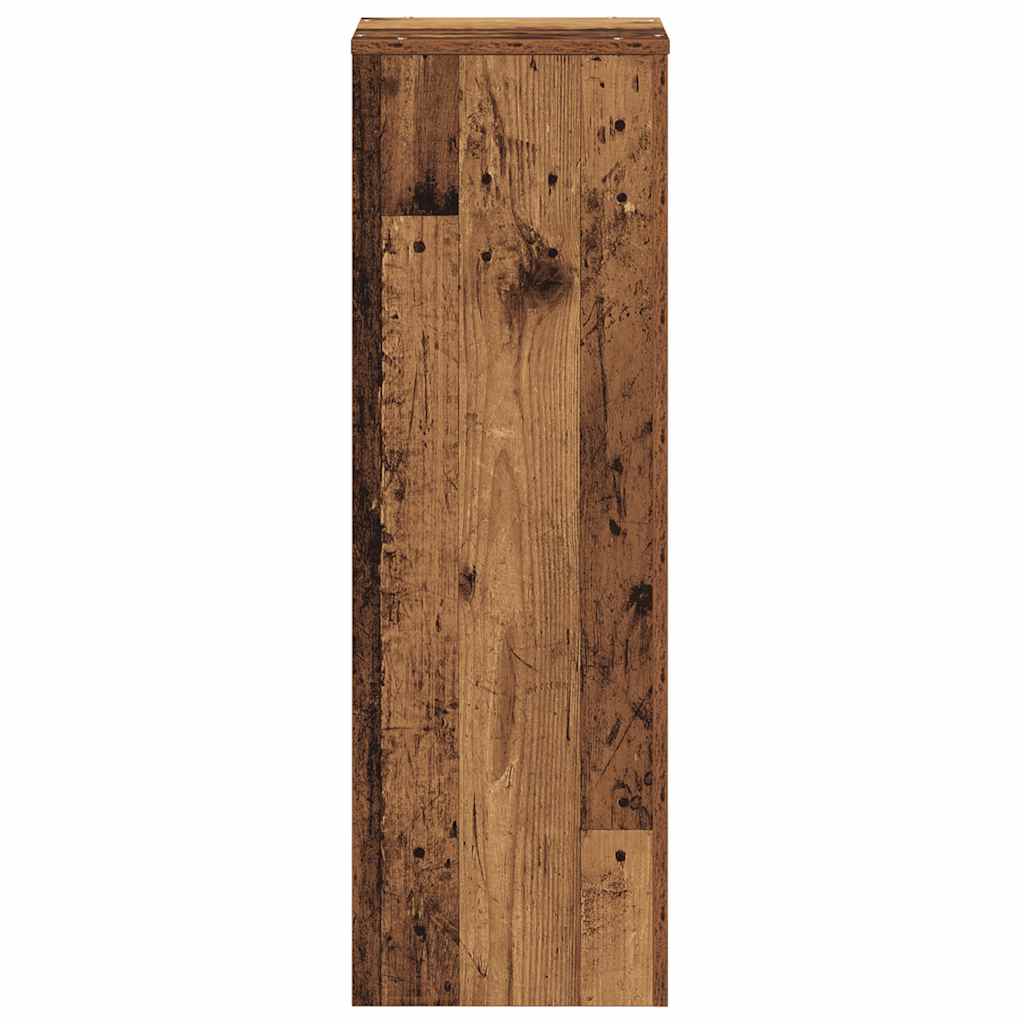 Supporto per Piante Legno Vecchio 33x33x100 cm in Truciolato