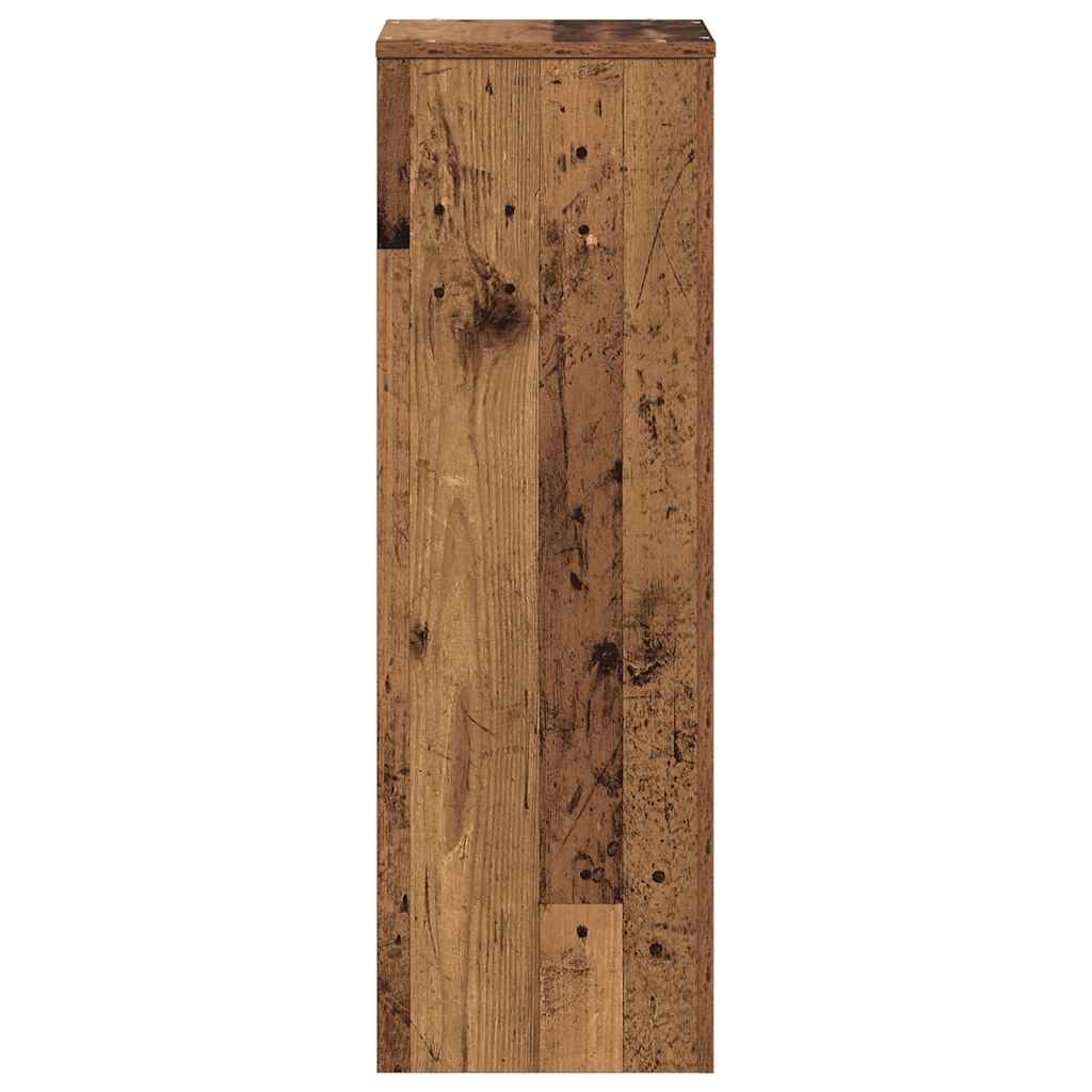 Supporto per Piante Legno Vecchio 33x33x100 cm in Truciolato | homemem39
