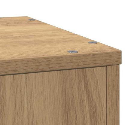 Supporto per Piante Rovere Artigianale 33x33x100 cm Truciolato | homemem39