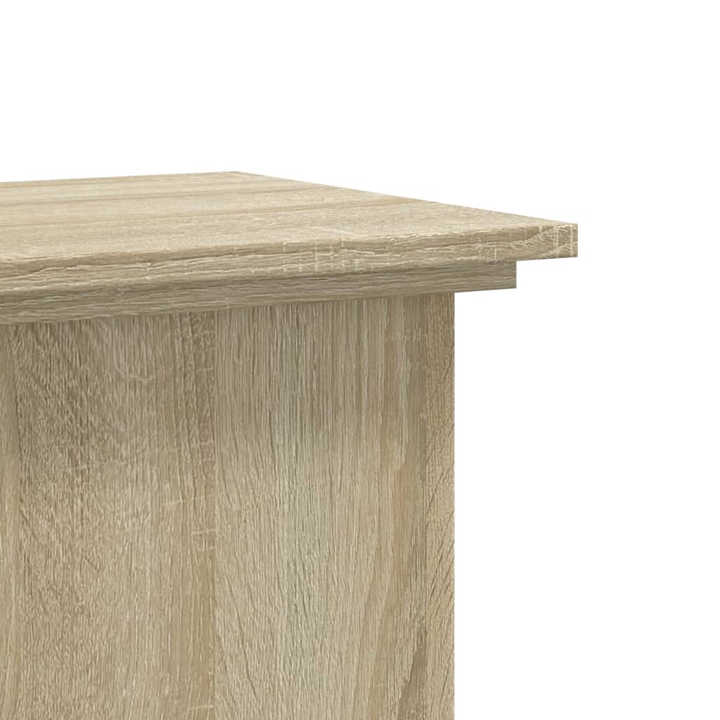 Supporto per Piante Rovere Sonoma 33x33x60 cm Legno Multistrato | homemem39