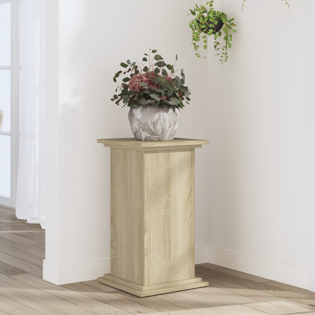 Supporto per Piante Rovere Sonoma 33x33x60 cm Legno Multistrato | homemem39