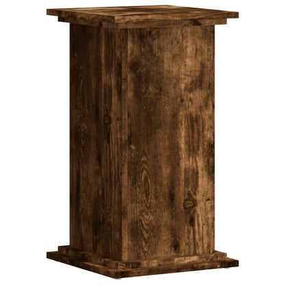 Supporto per Piante Rovere Fumo 33x33x60 cm Legno Multistrato | homemem39
