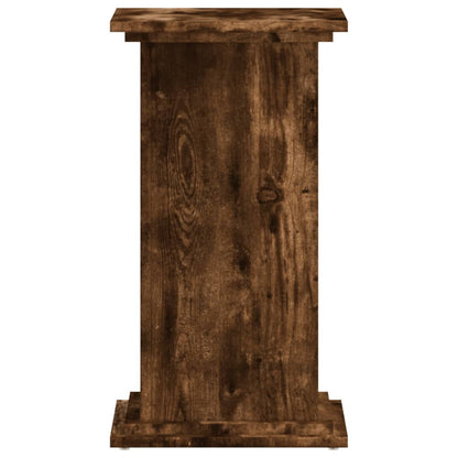 Supporto per Piante Rovere Fumo 33x33x60 cm Legno Multistrato | homemem39