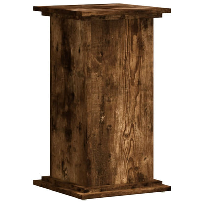 Supporto per Piante Rovere Fumo 33x33x60 cm Legno Multistrato | homemem39