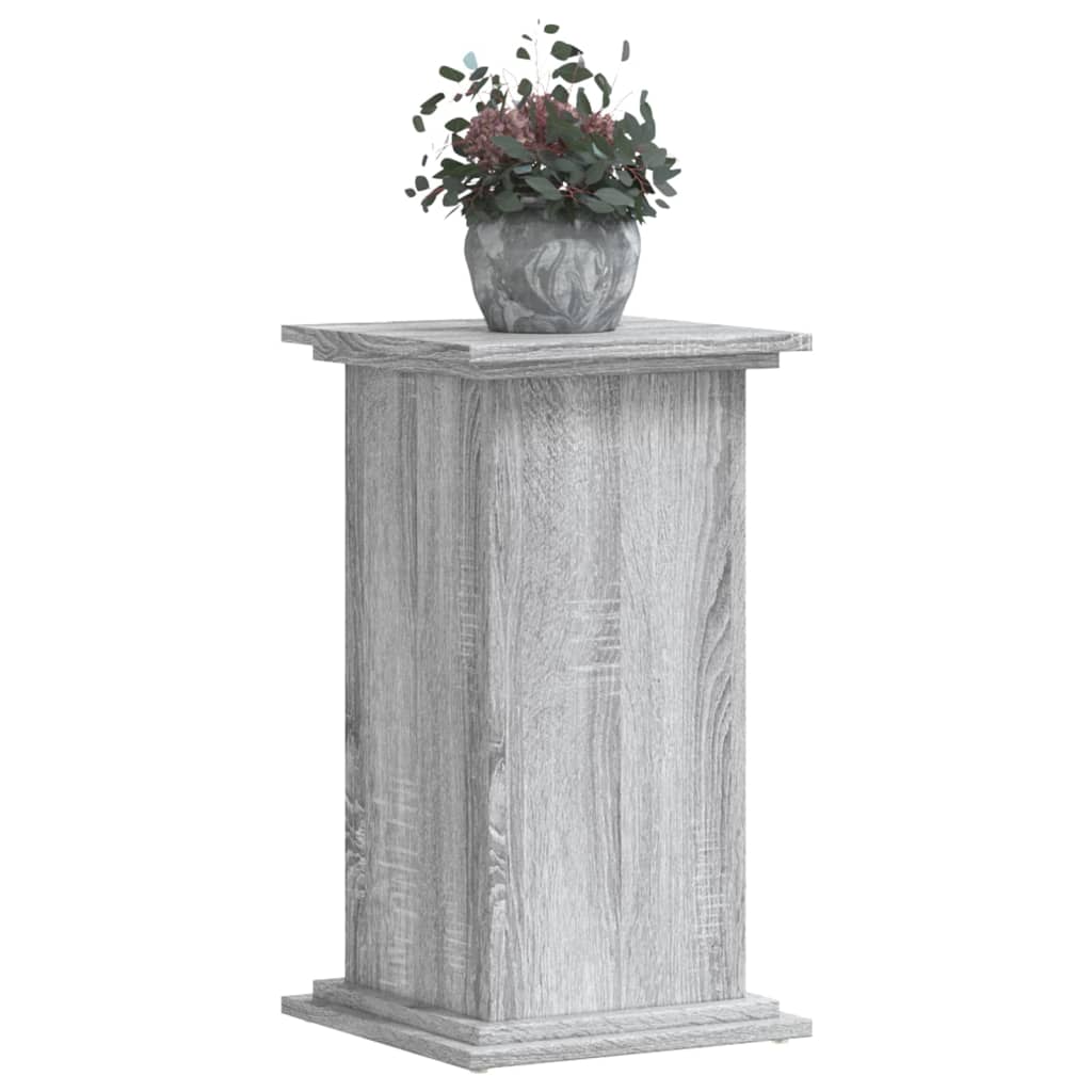 Supporto per Piante Grigio Sonoma 33x33x60 cm Legno Multistrato | homemem39