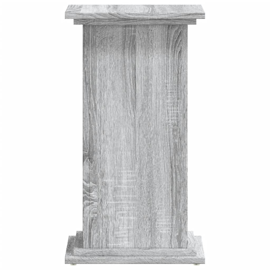 Supporto per Piante Grigio Sonoma 33x33x60 cm Legno Multistrato | homemem39