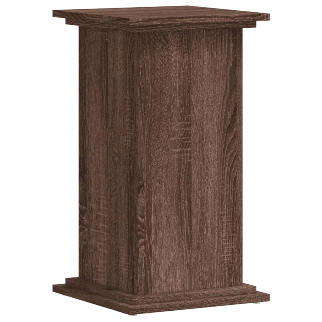 Supporto per Piante Rovere Marrone 33x33x60cm Legno Multistrato | homemem39