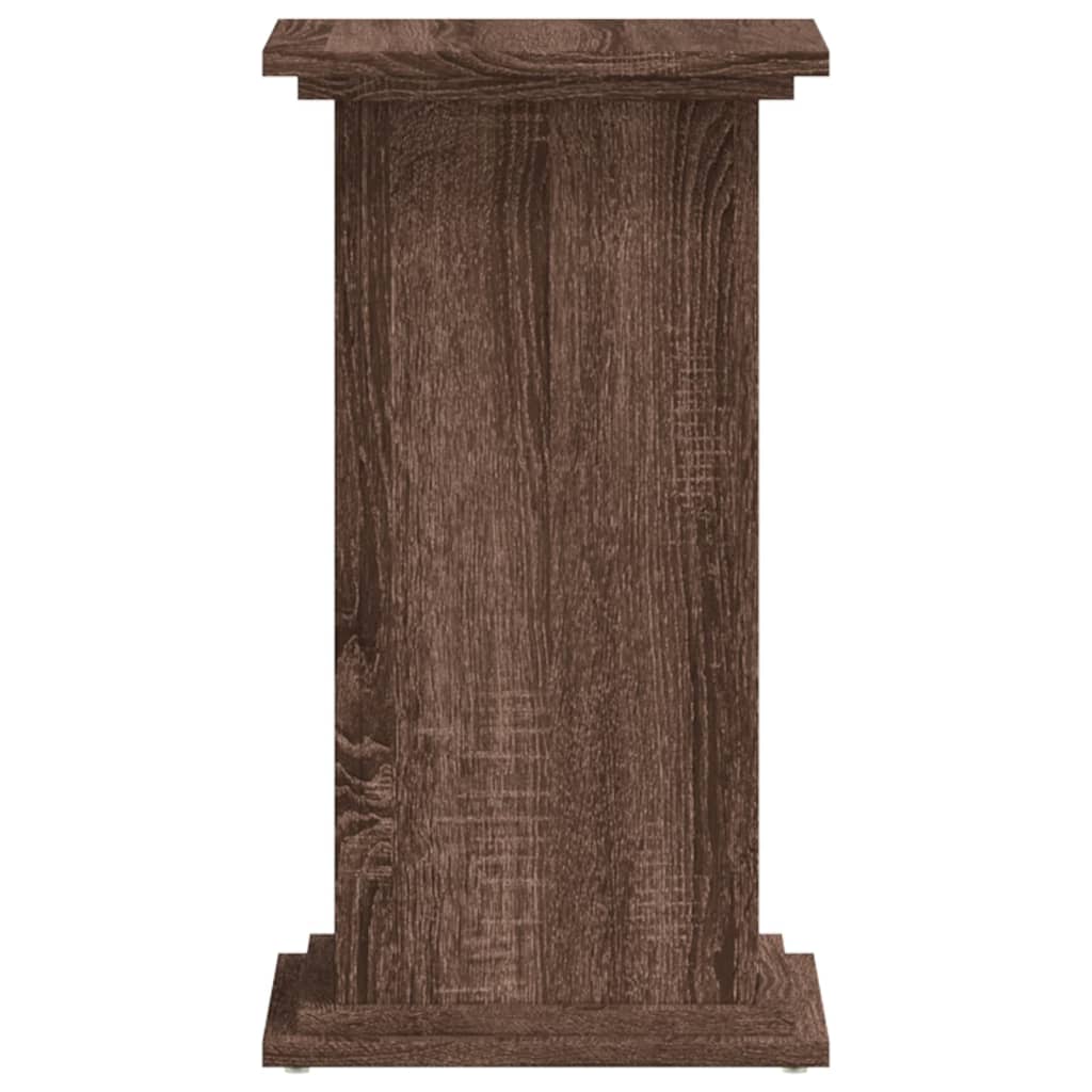 Supporto per Piante Rovere Marrone 33x33x60cm Legno Multistrato | homemem39