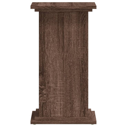 Supporto per Piante Rovere Marrone 33x33x60cm Legno Multistrato | homemem39