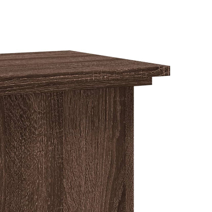 Supporto per Piante Rovere Marrone 33x33x60cm Legno Multistrato | homemem39