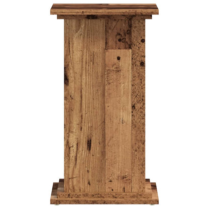 Supporto per Piante Legno Vecchio 33x33x60 cm Legno Multistrato | homemem39